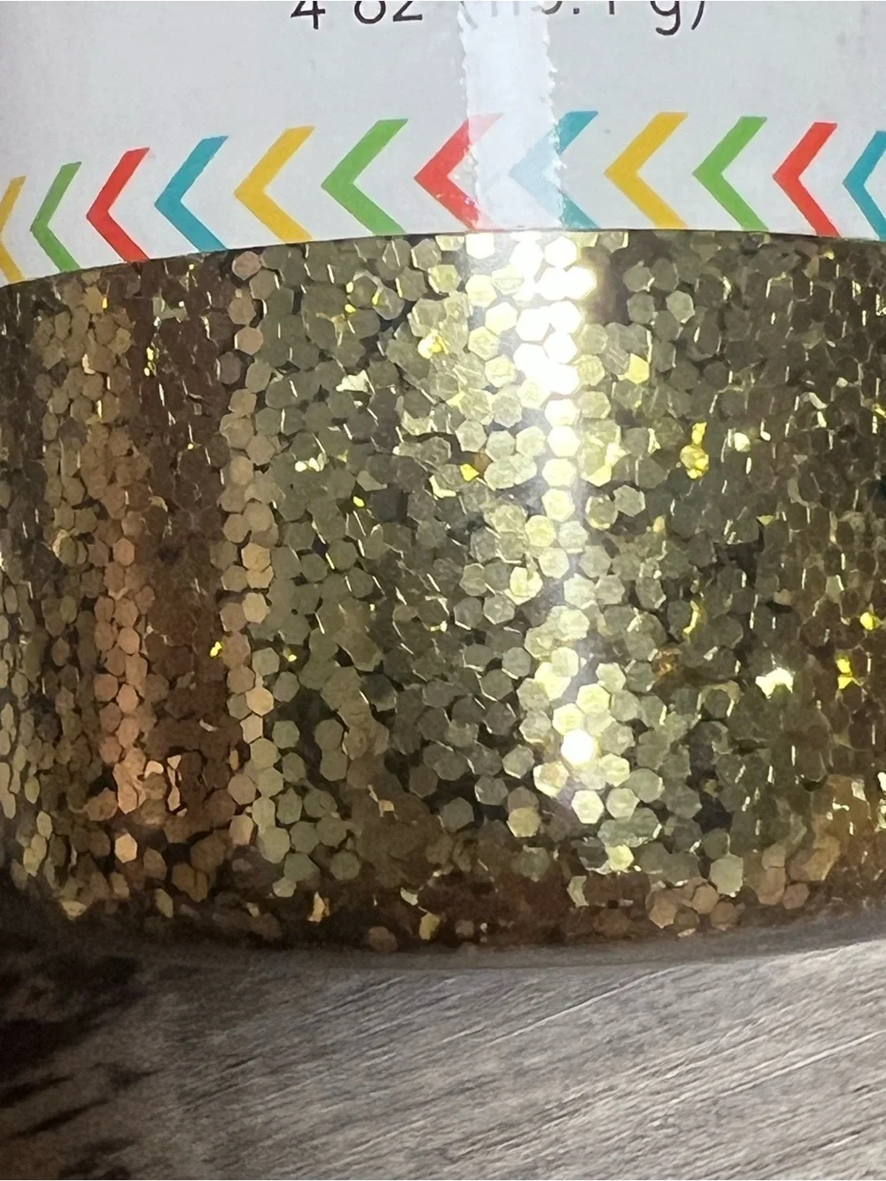 Nicole Gold Glitter Shaker Set - Metallic Gold Party Craft Glitter